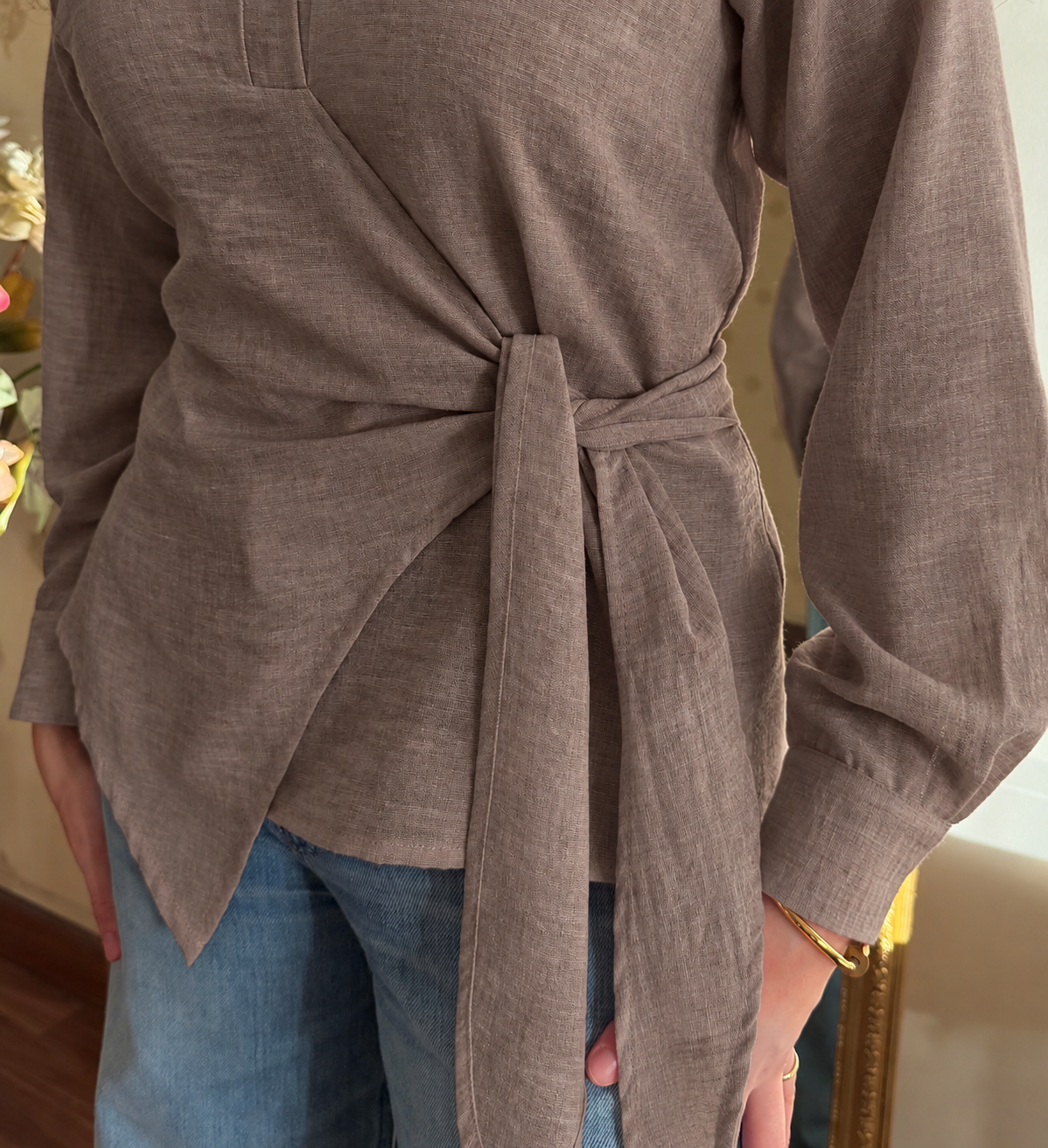 Cocoa Knot Top
