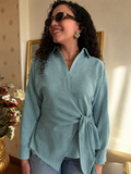 Mint Knot Top