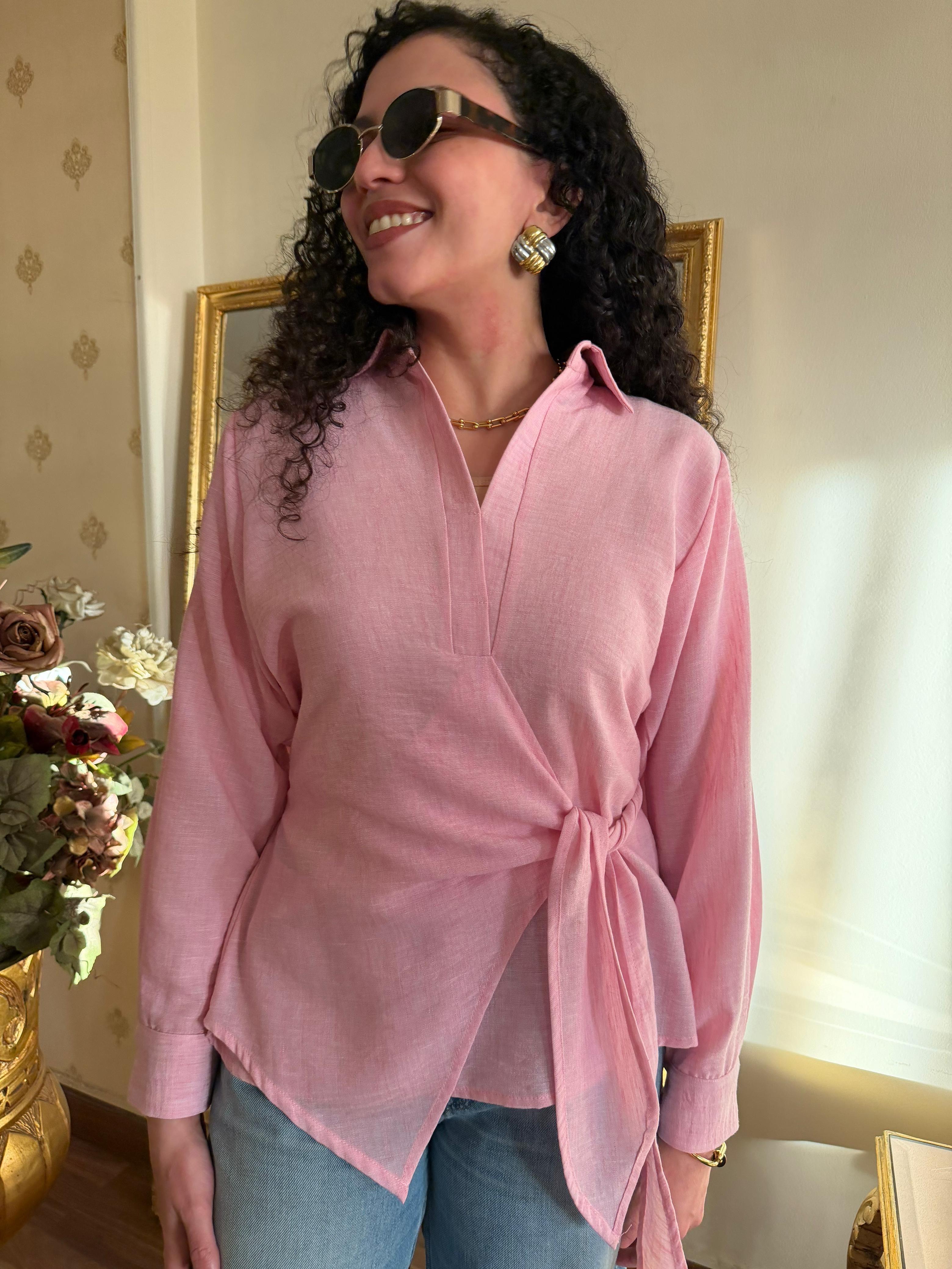 Pink Knot Top