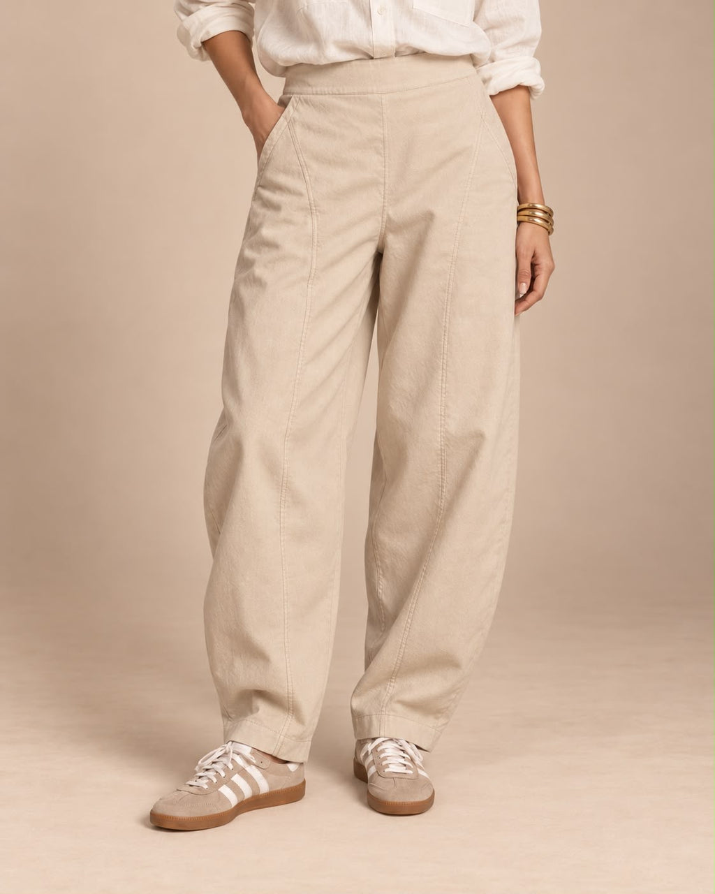 Oat Relaxed Balloon Pants