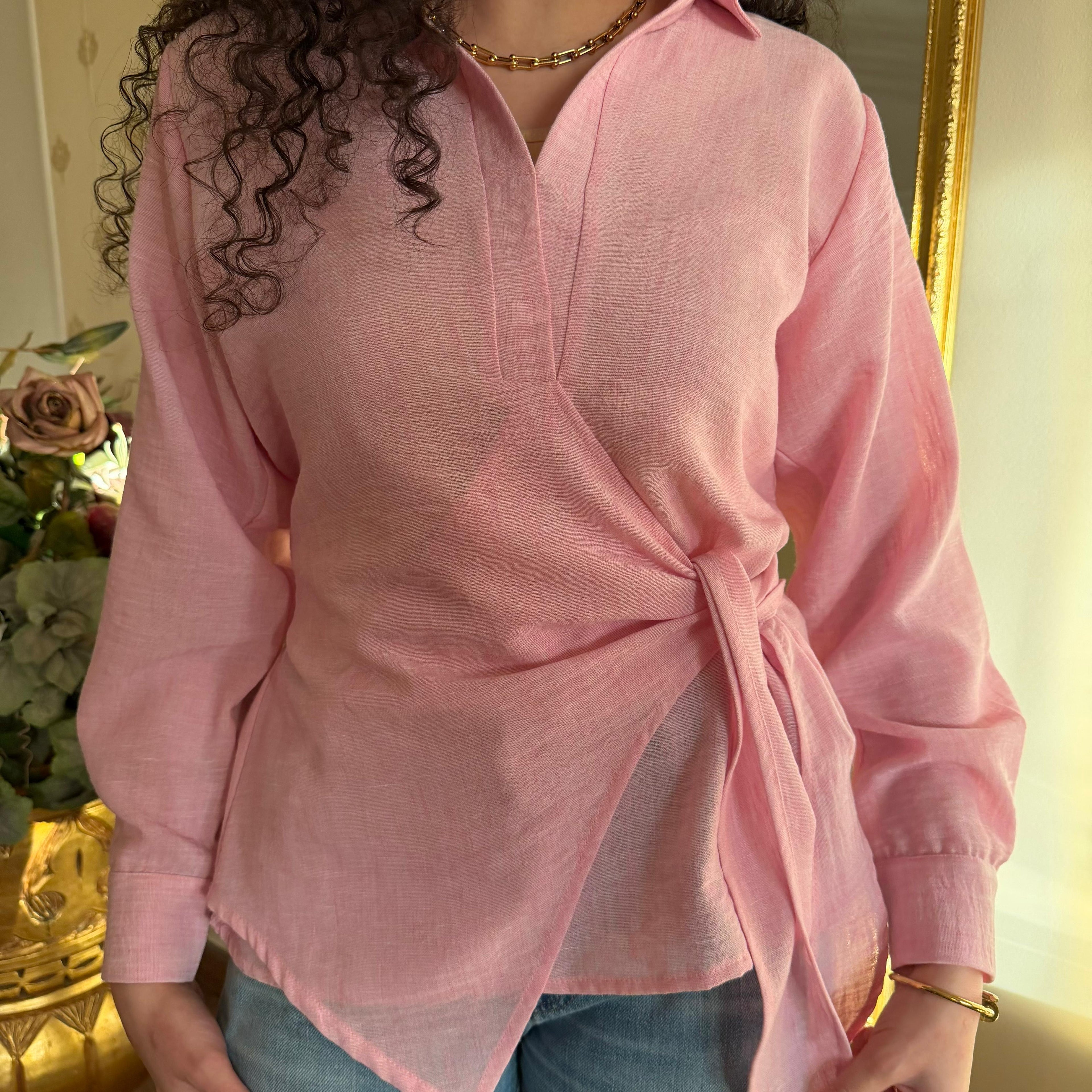 Pink Knot Top