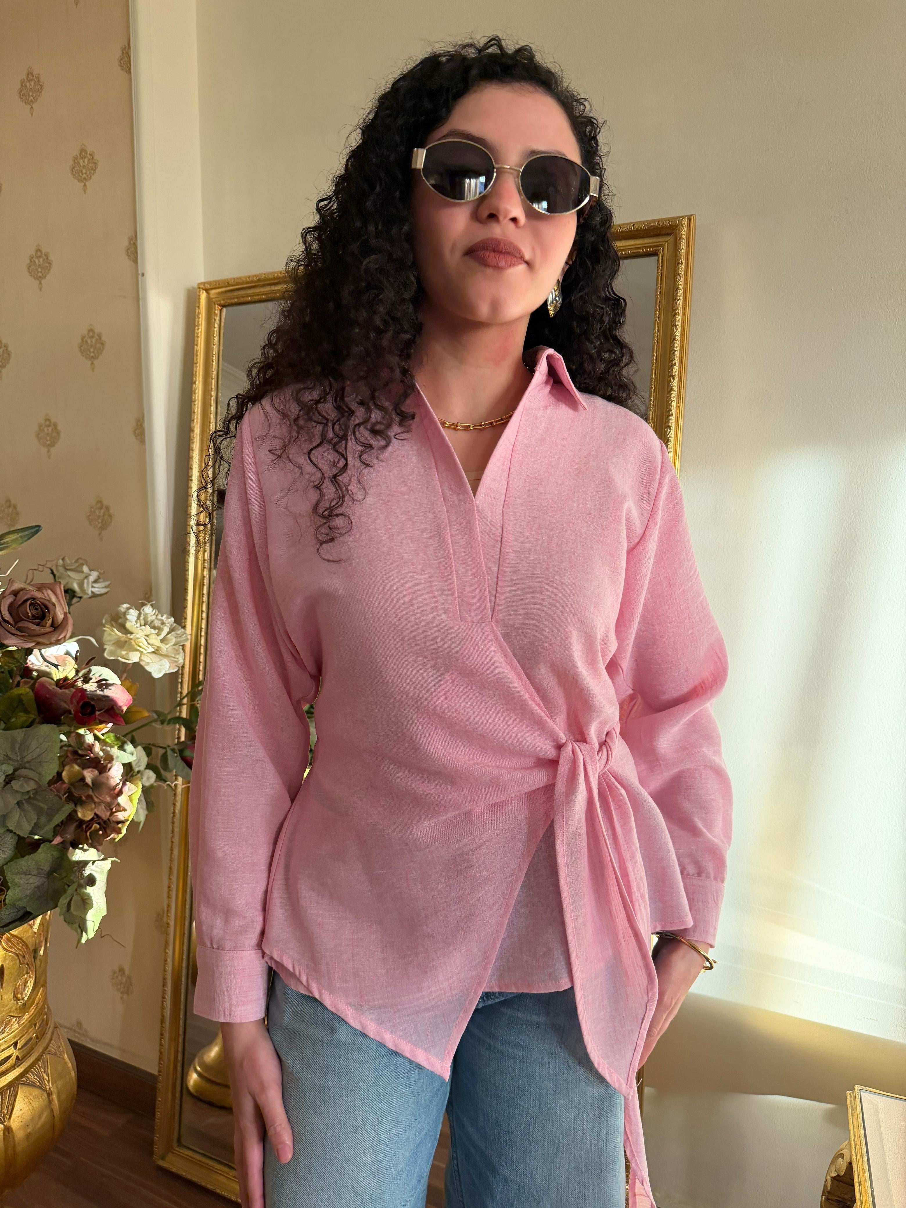Pink Knot Top