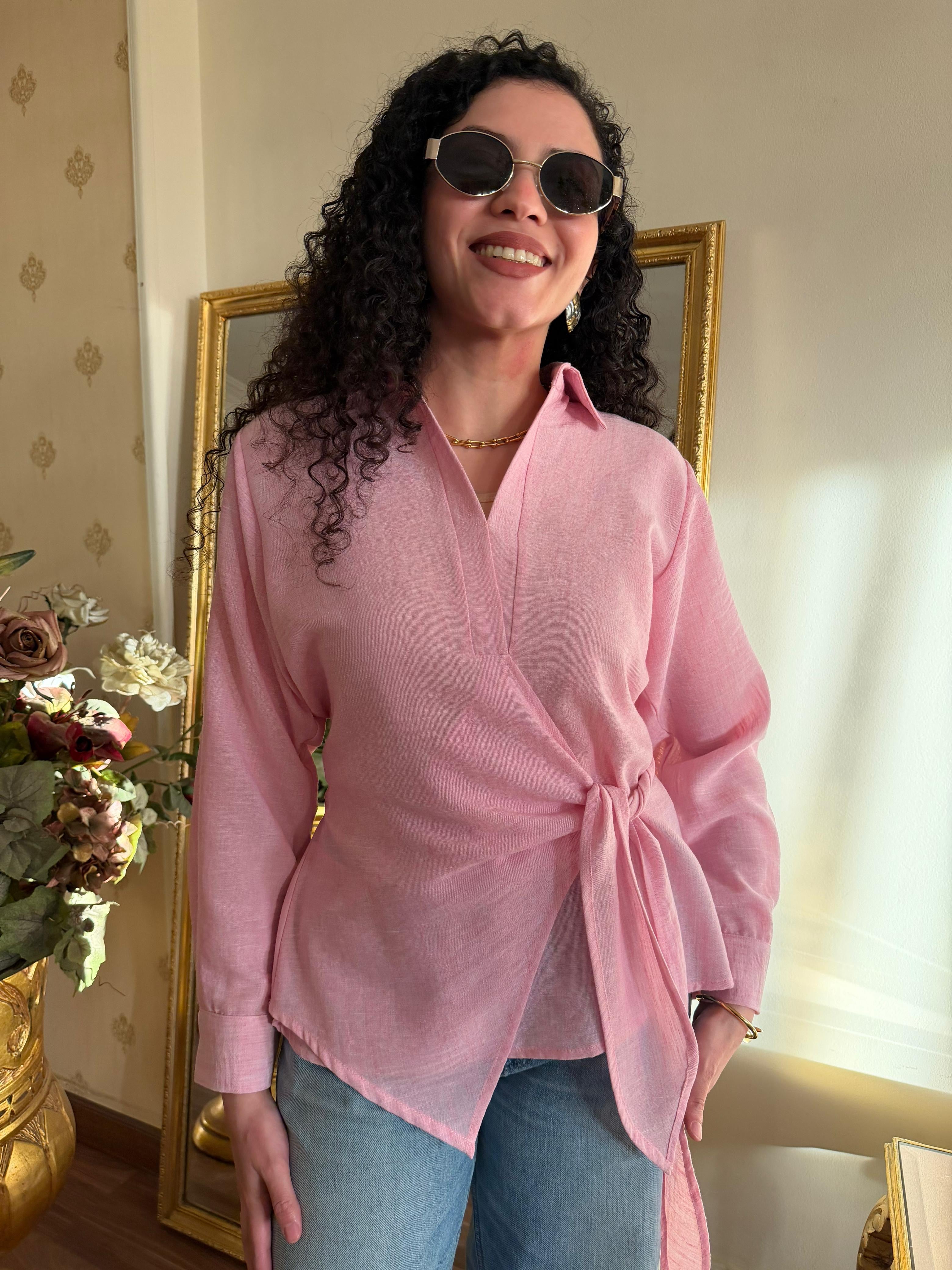 Pink Knot Top