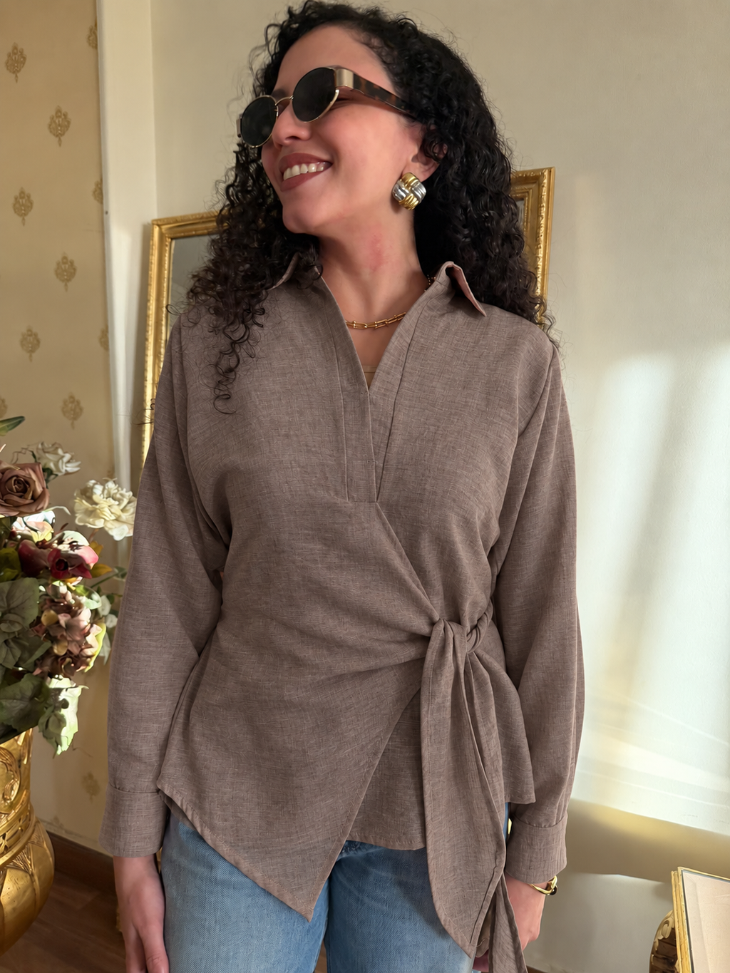 Cocoa Knot Top