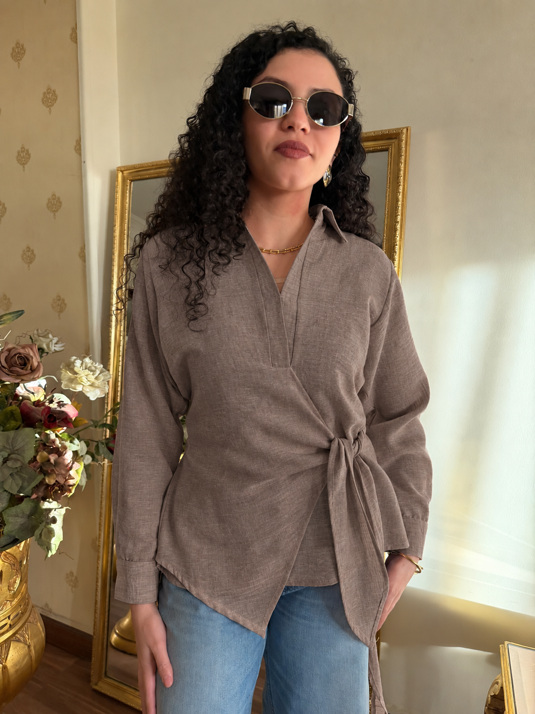 Cocoa Knot Top