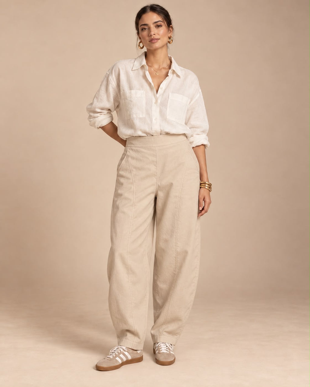 Oat Relaxed Balloon Pants