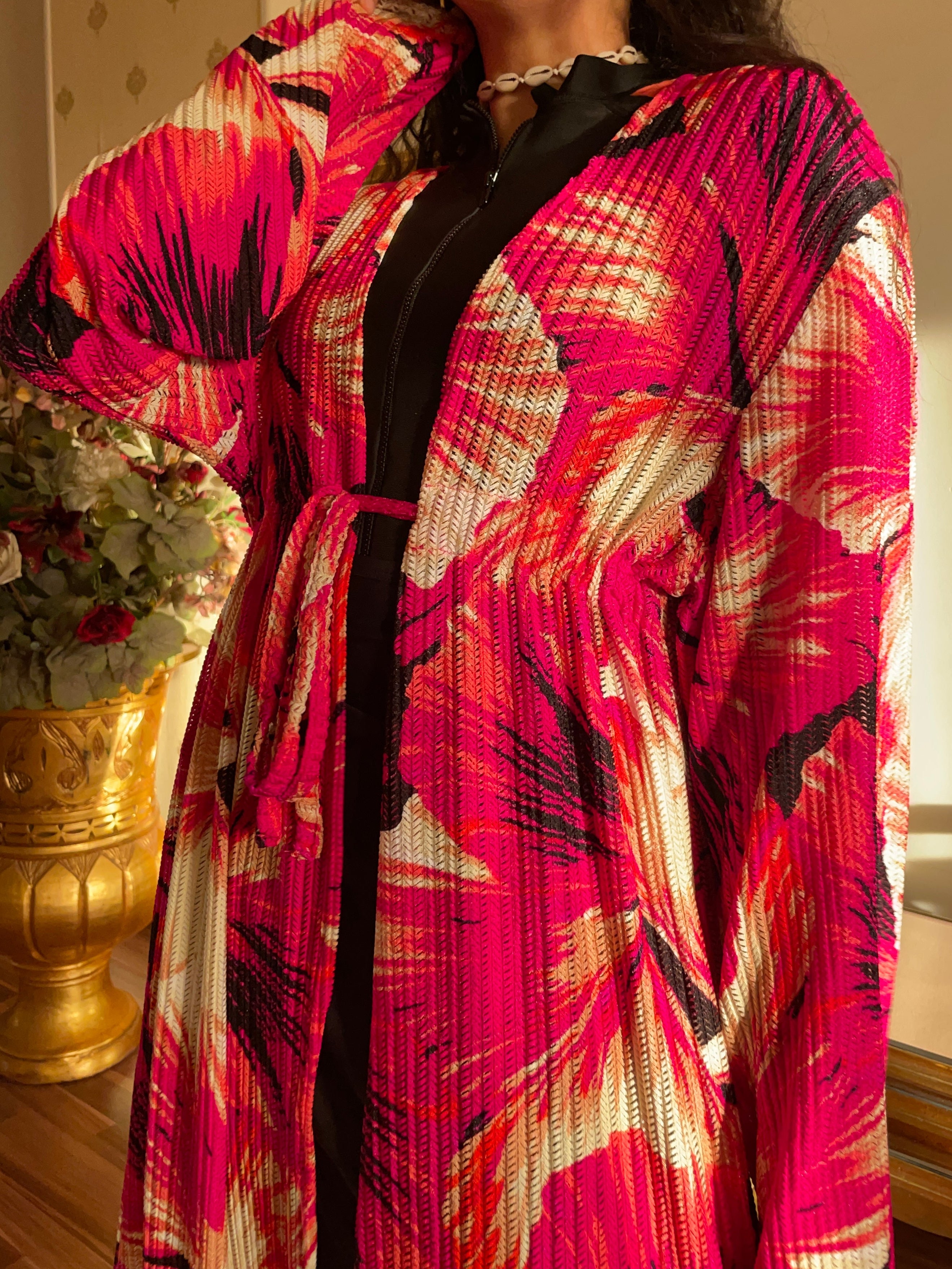 Mesh Cover Up Kimono