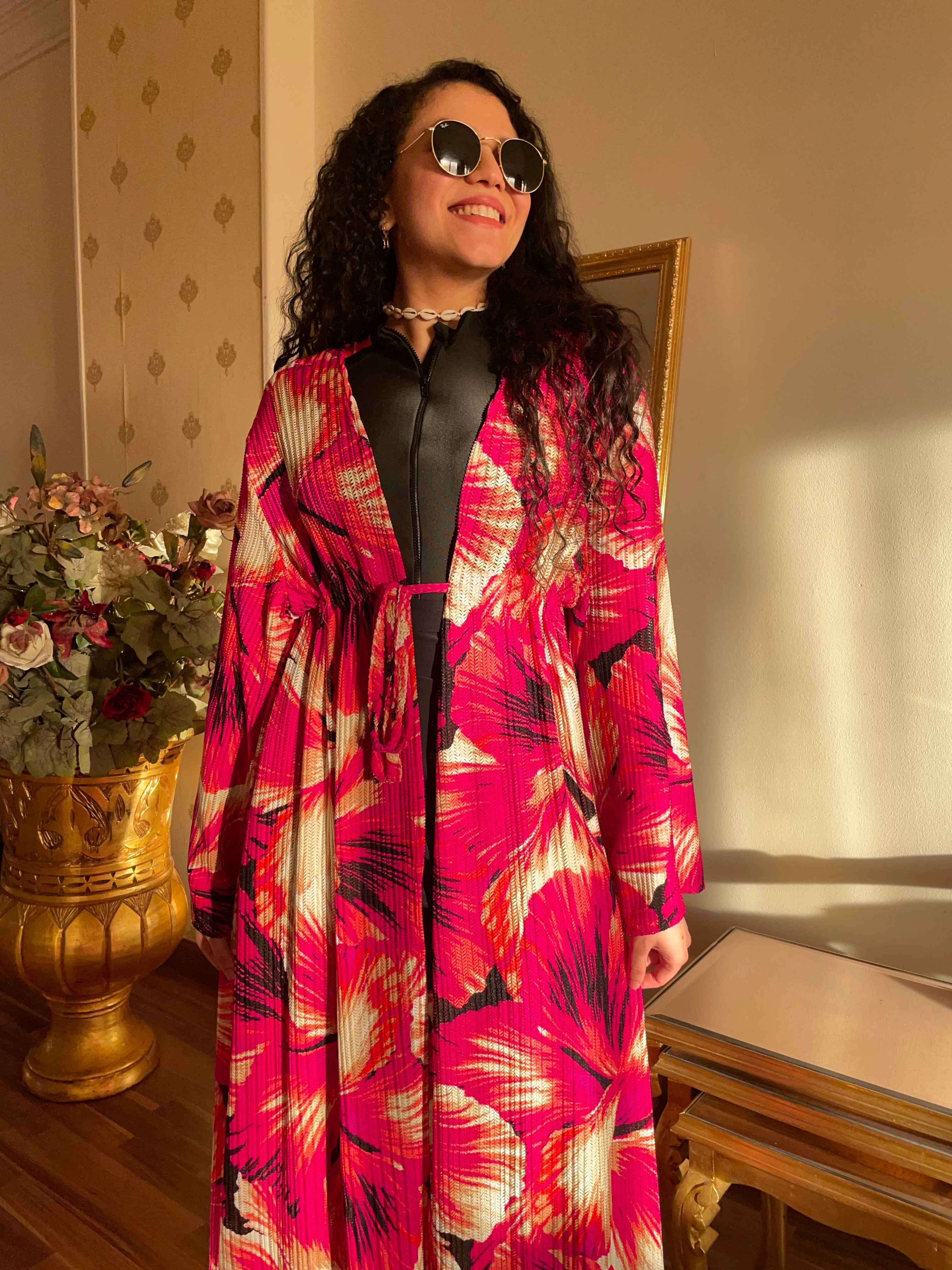 Mesh Cover Up Kimono