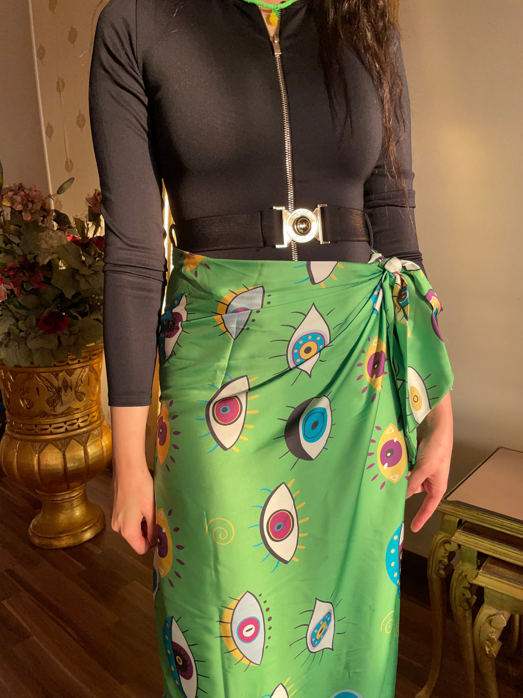 Green Evil Eye Cover Up