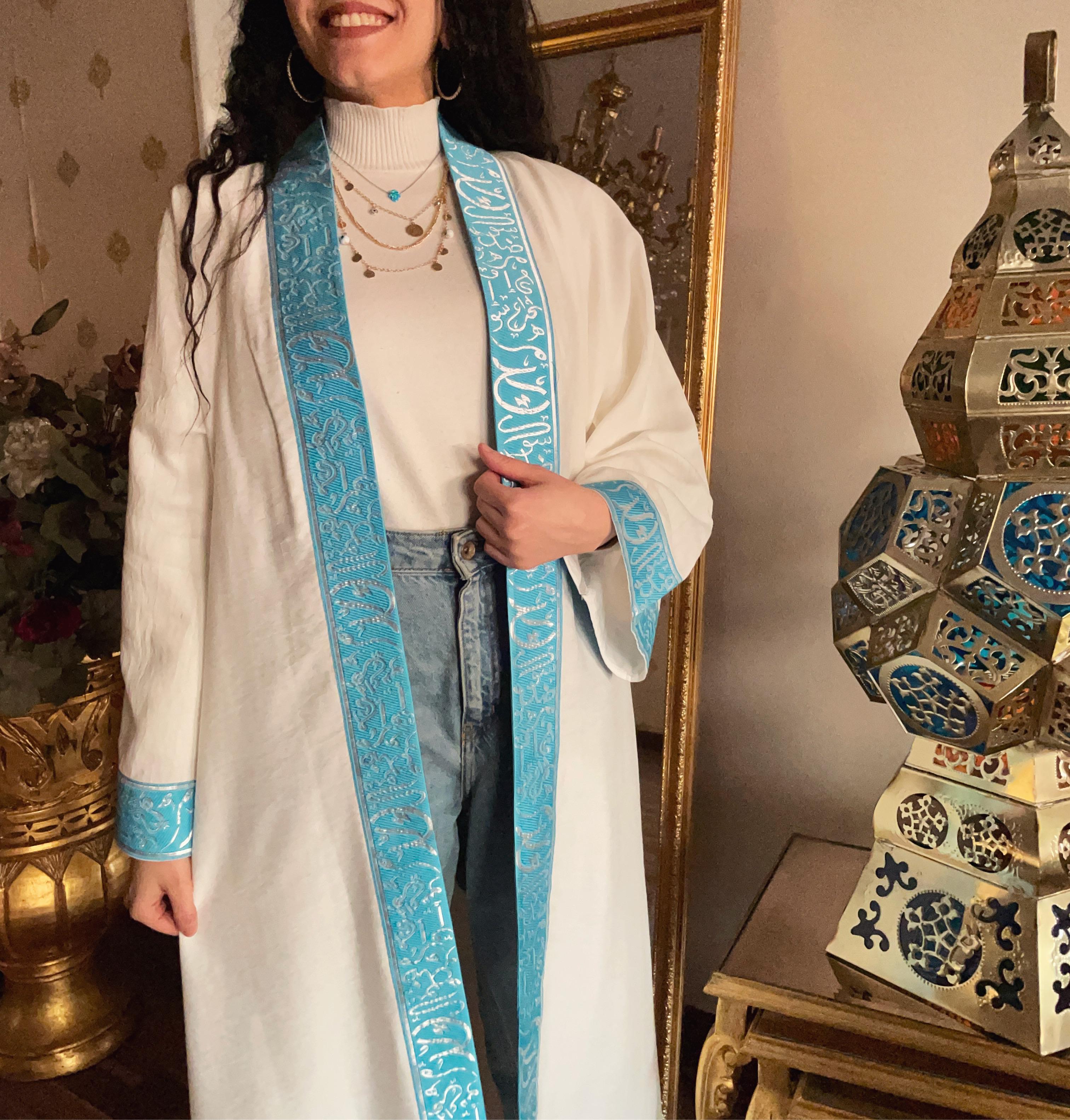 Off-white Linen Kaftan
