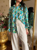 Aqua Print Shirt