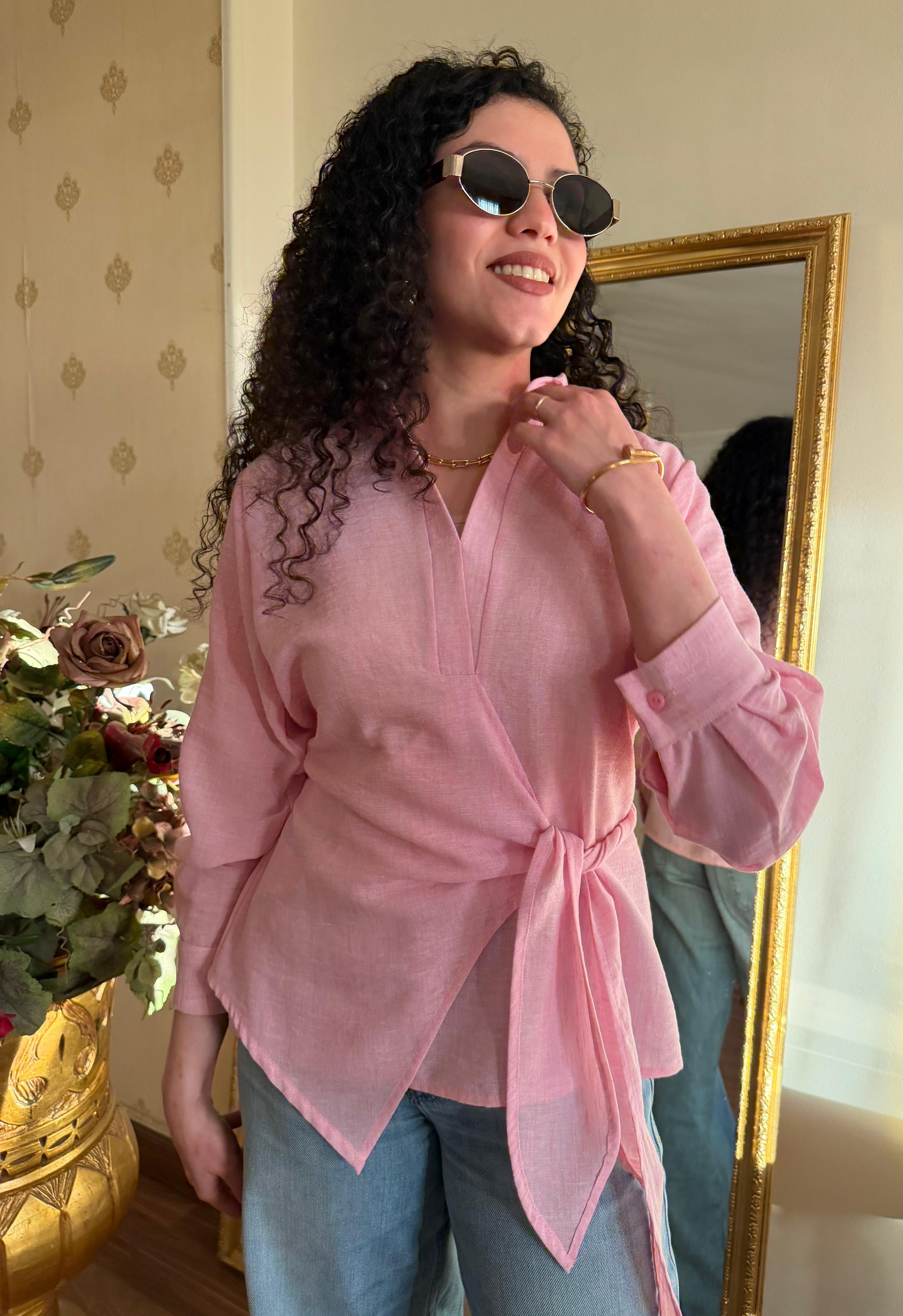 Pink Knot Top