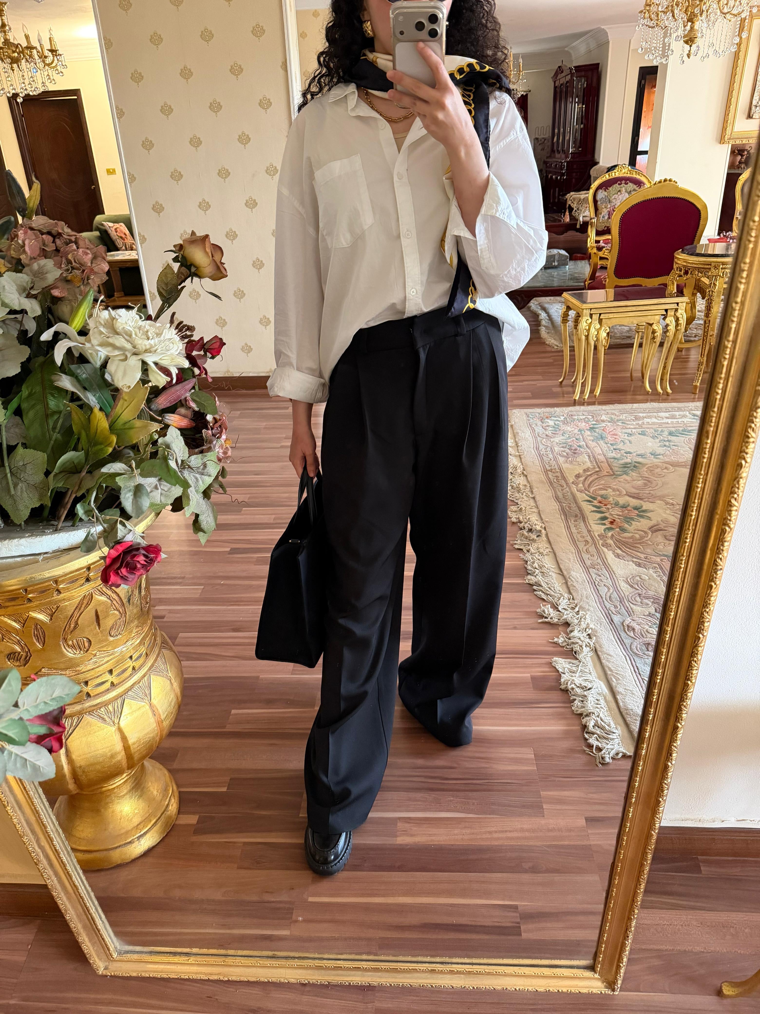 Black Tailored Trousers