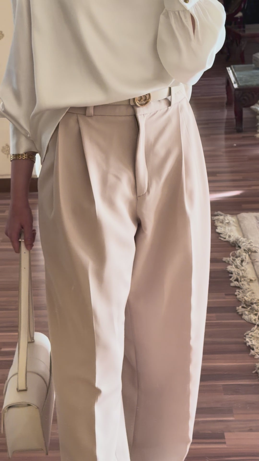 Nude Tailored Trousers