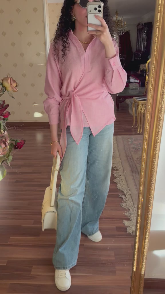 Pink Knot Top